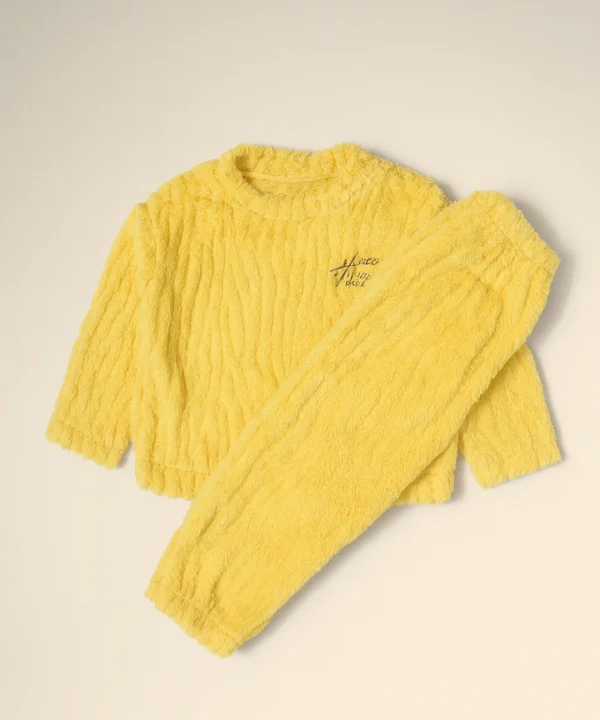 Sunny Fluffy Sherpa Winter Lounge Set