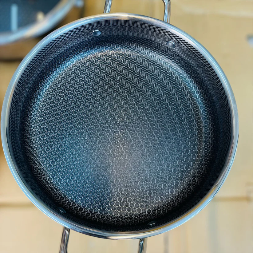 honeycomb lesser coating shallow casserole set - Image 3