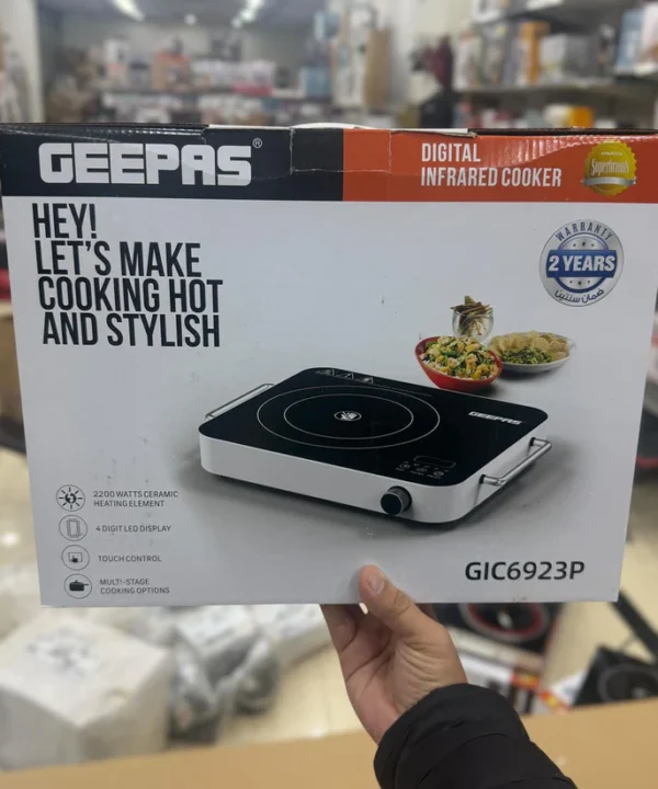 “Geepas Digital Infrared Universal Hot Plate 6923”
