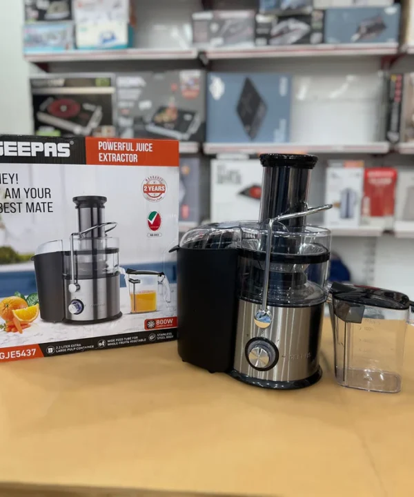 Geepas 800W Powerful Juicer Extractor Model 5437 – High-Speed Fruit & Vegetable Juicer